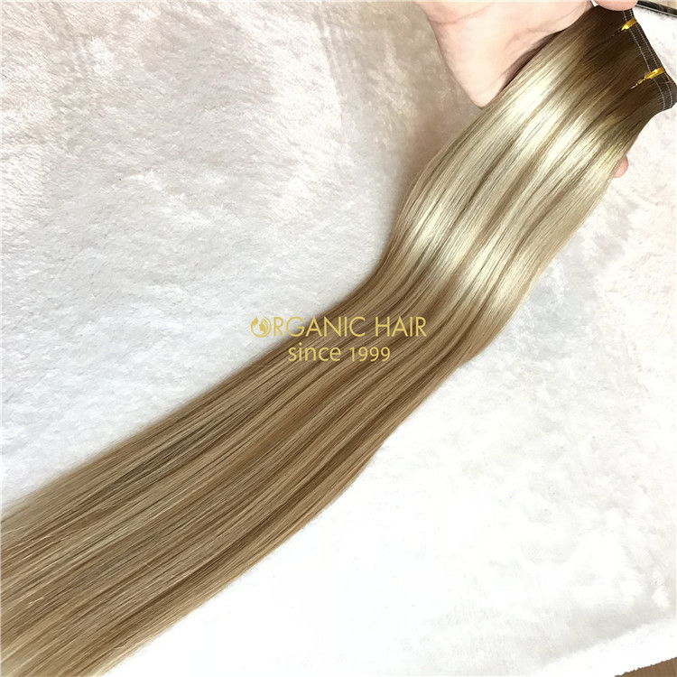 Hybrid hand tied weft with customized color and cheap price A95